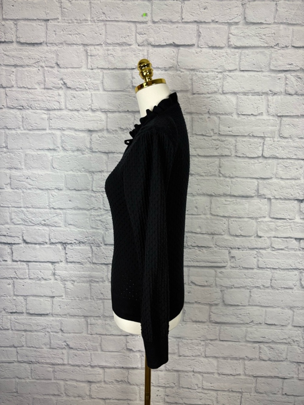 Gap Splitneck Ruffle Sweater size S - image 2